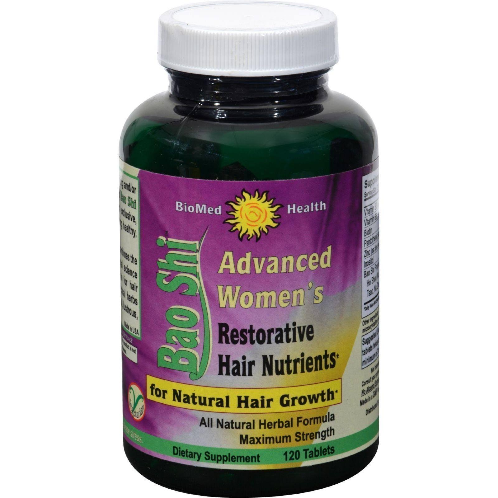 Biomed Health Advanced Women's Bao Shi Restorative Hair Nutrients - 120ct