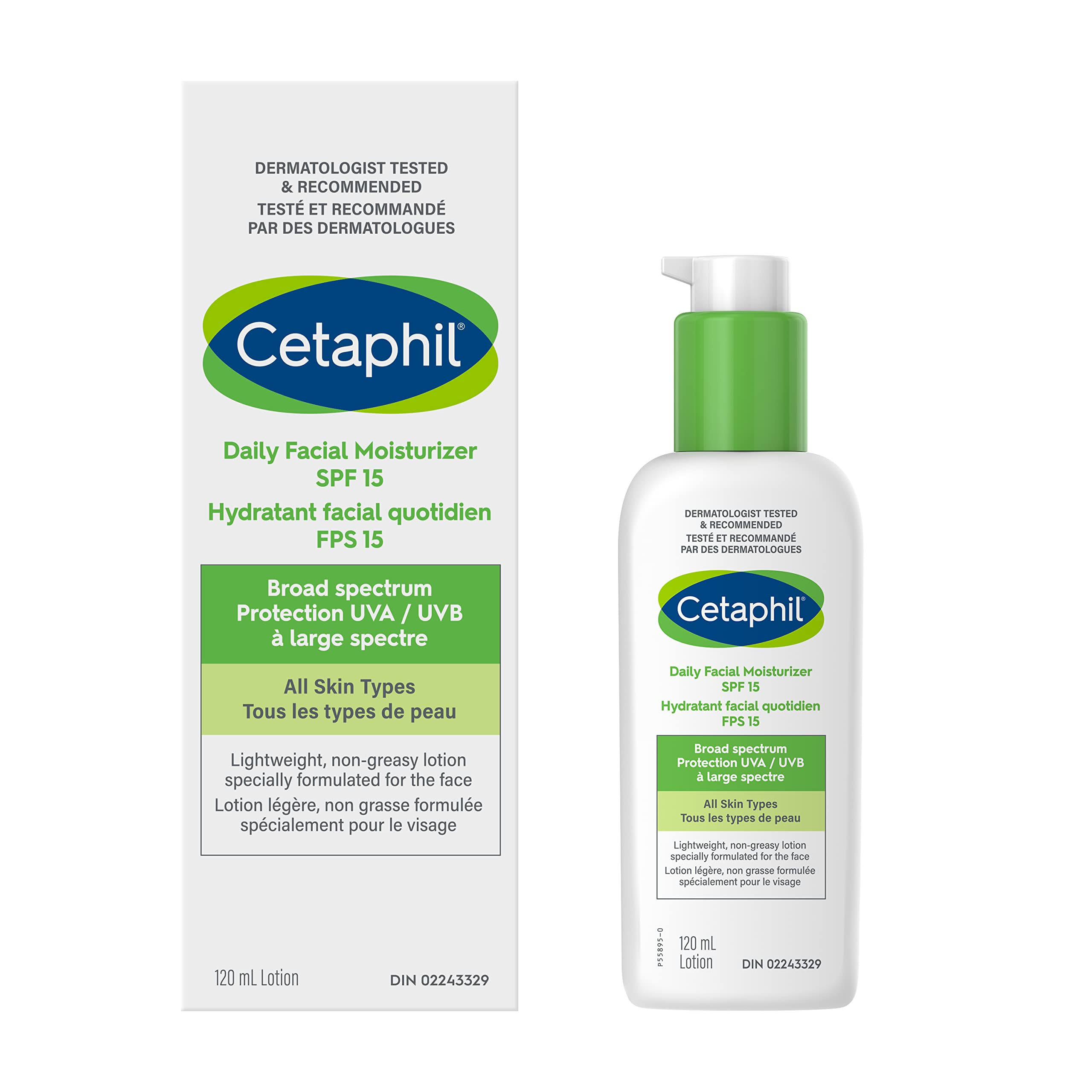 Cetaphil Daily Facial Moisturizer - SPF 15, 120ml