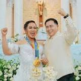 IN PHOTOS: Hidilyn ties knot with Julius Naranjo on anniversary of Olympic gold