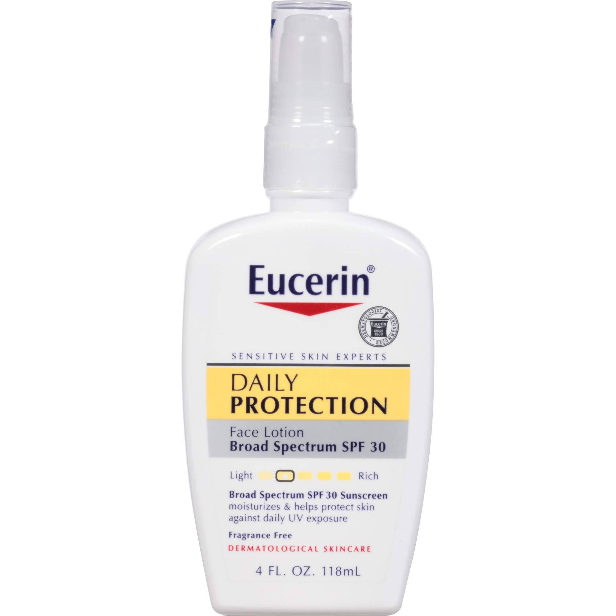 Eucerin Daily Protection Light Broad Spectrum Sunscreen Moisturizing Face Lotion - SPF 30, 4 fl oz