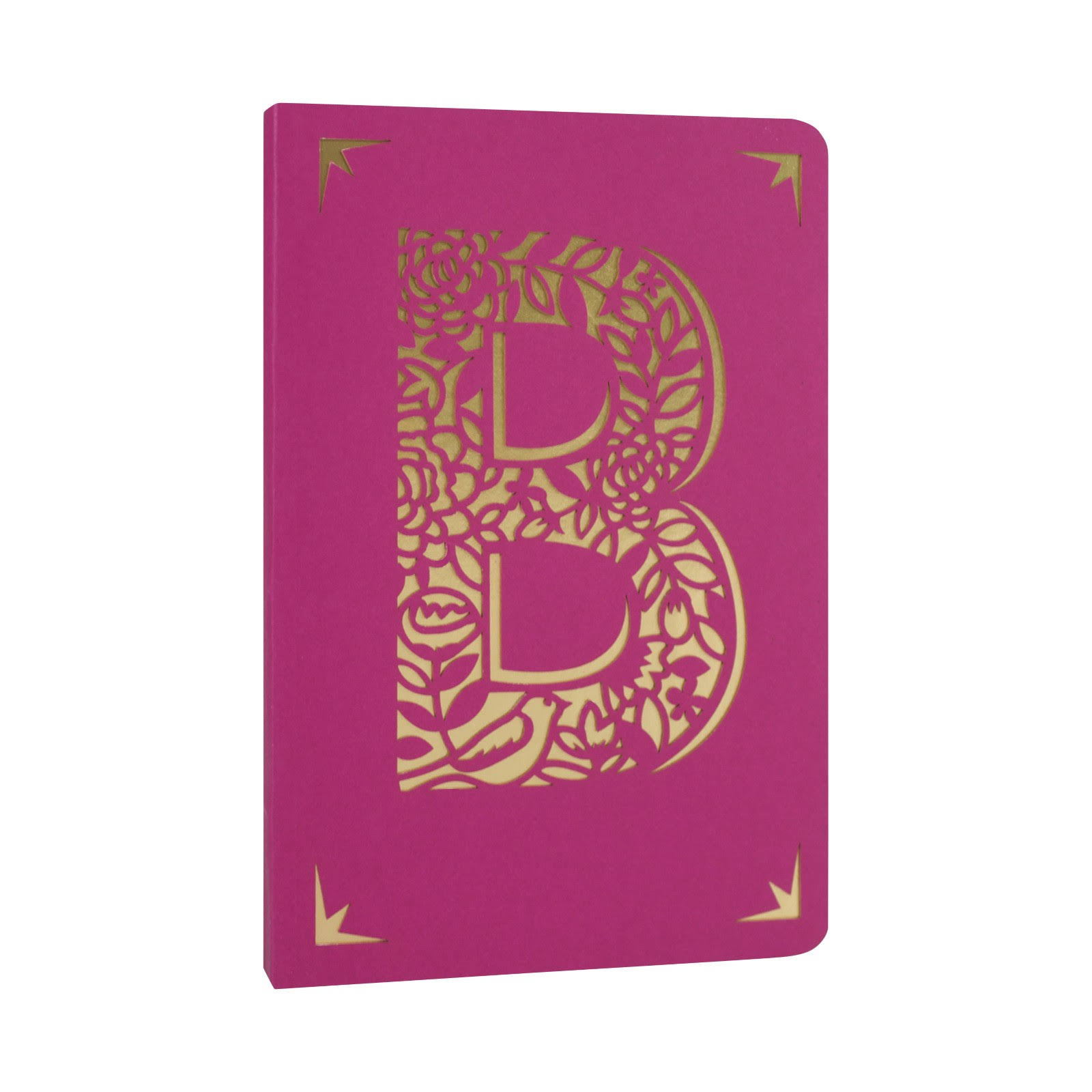 Monogrammed A6 Foil Notebooks Available A-Z or & 124 Lined Pages Portico 