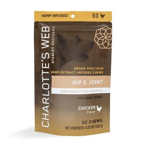 Charlotte's Web Hip & Joint Chews for Dogs - 60 Count