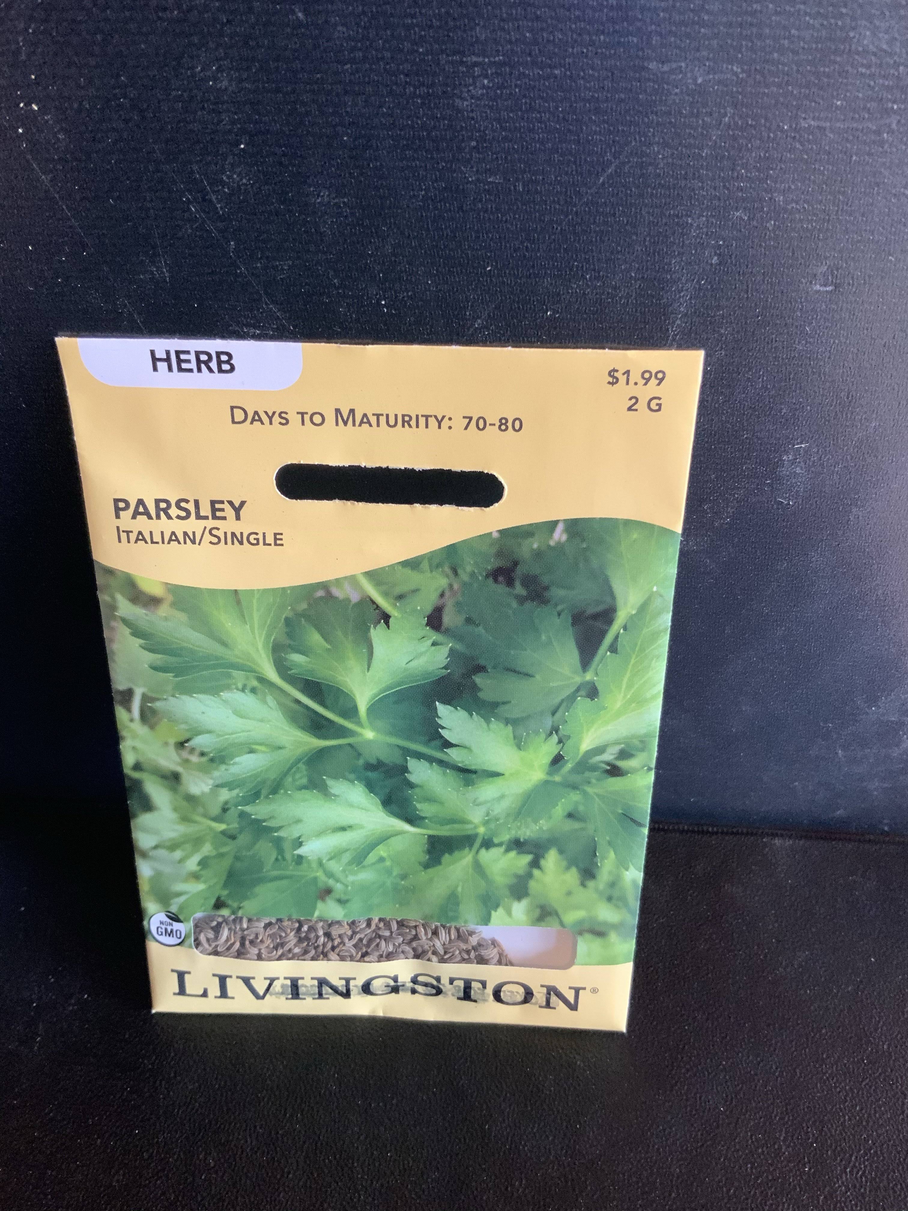 Seed Packet - Parsley - Italian/ Single