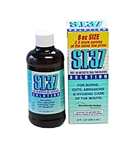 St37 First Aid Antiseptic Oral Pain Reliever Solution - 473ml