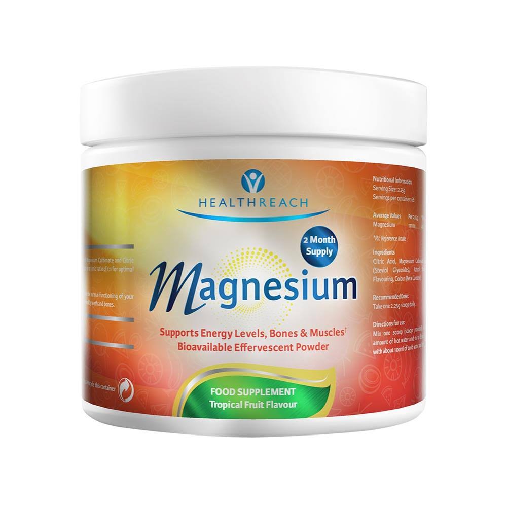 Healthreach Magnesium Tropical Fruit Powder - 150g