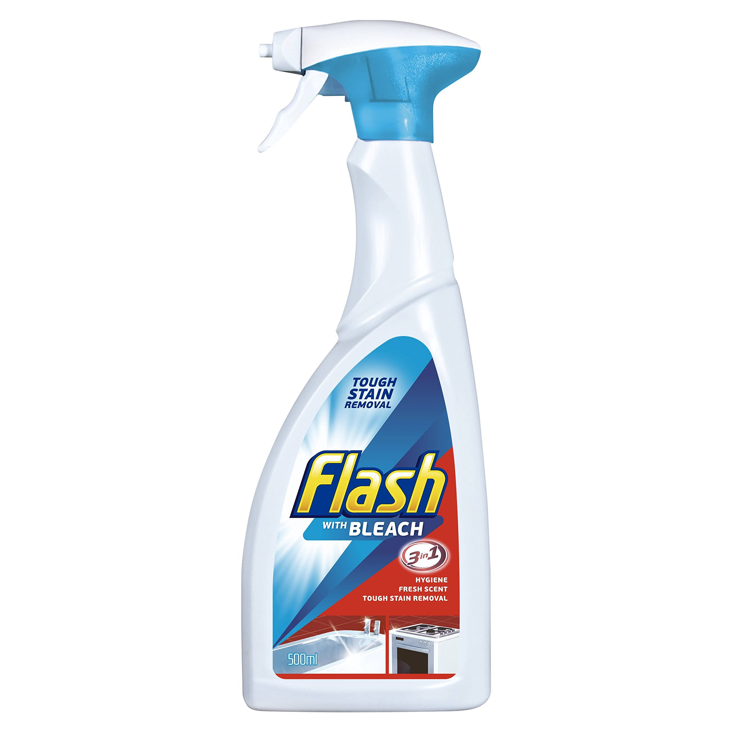 Flash Cleaning Spray - With Bleach, 500ml