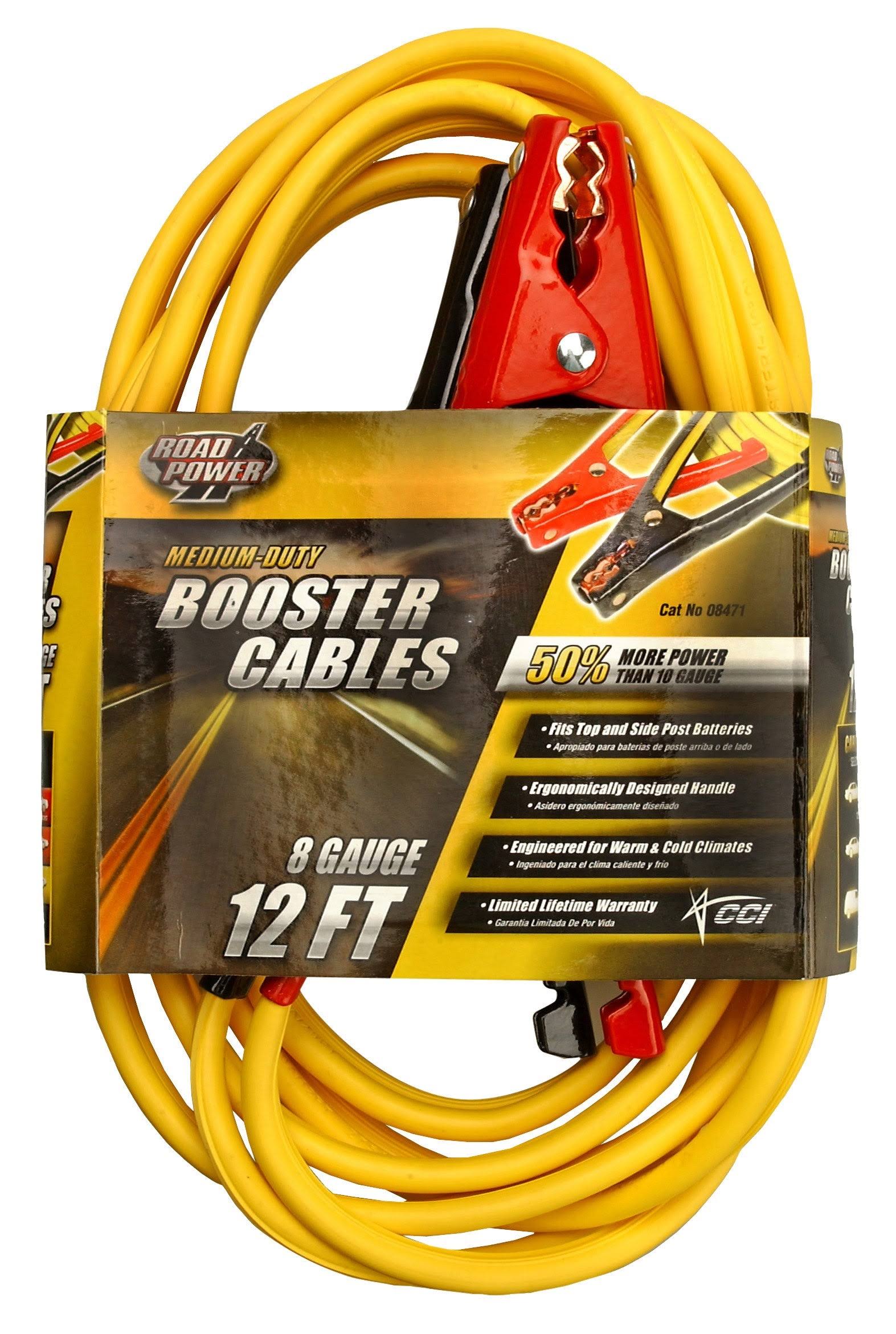 Coleman Cable Medium-duty Booster Cables - 12'