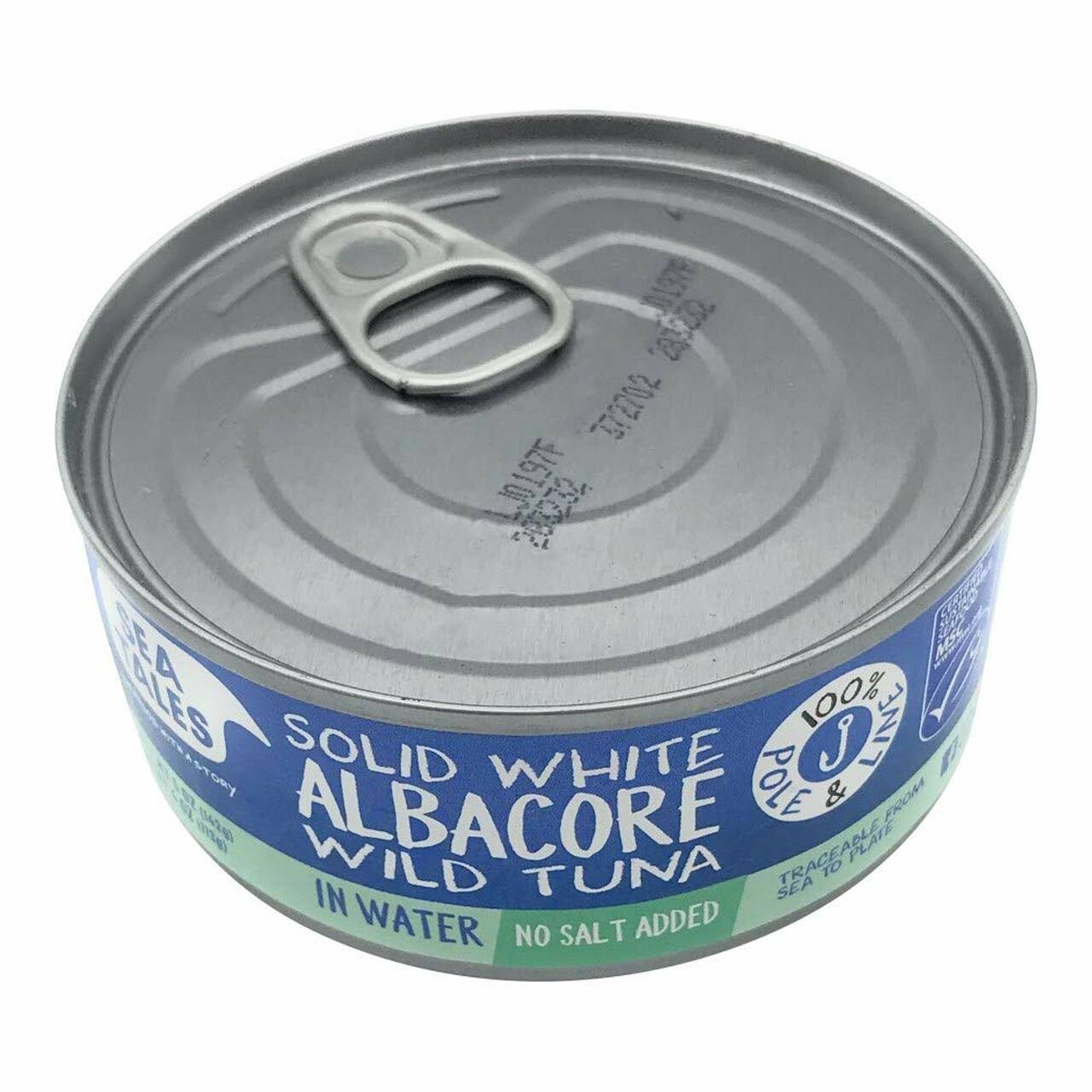 Sea Tales Tuna in Water, Albacore, Solid White - 5 oz