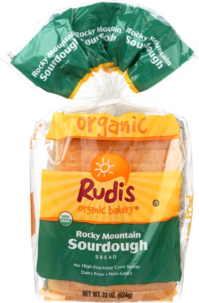 Rudis: Organic Bakery Organic Rocky Mountain Sourdough Sandwich Bread, 22 Oz