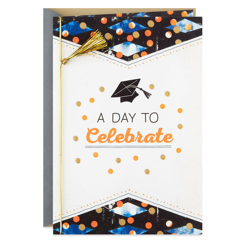 Hallmark Graduation Card, A Day to Celebrate Graduation Card