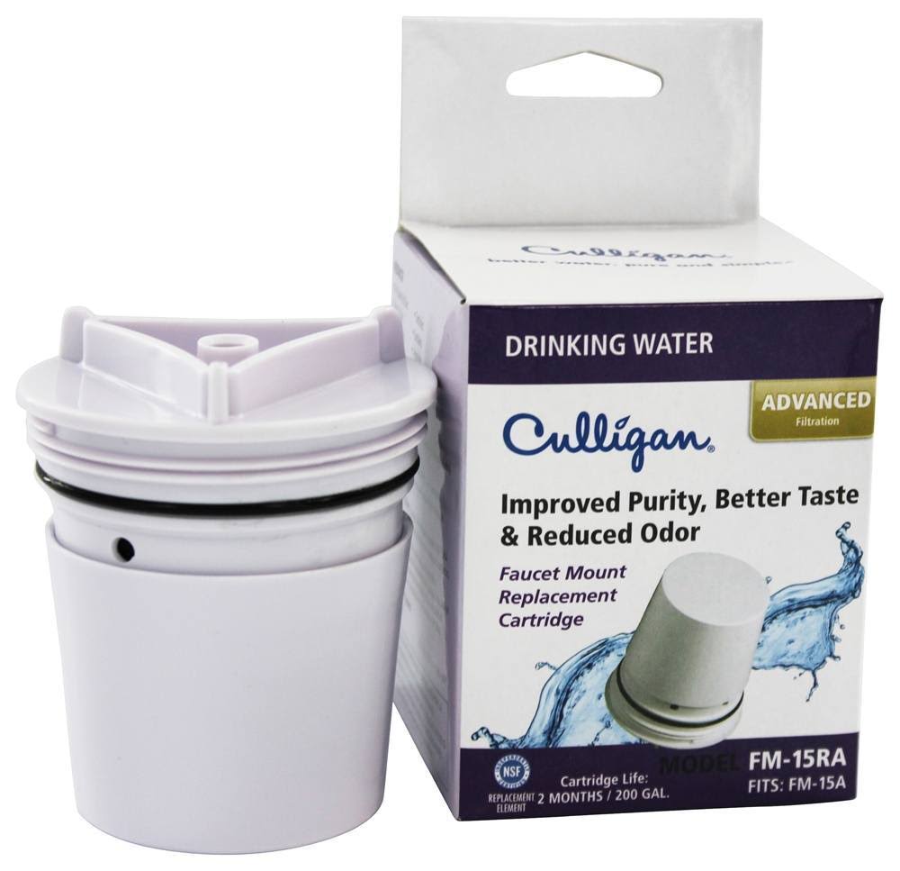 Culligan FM-15R Faucet Mount Drinking Water Filter Replacement Cartridge - White