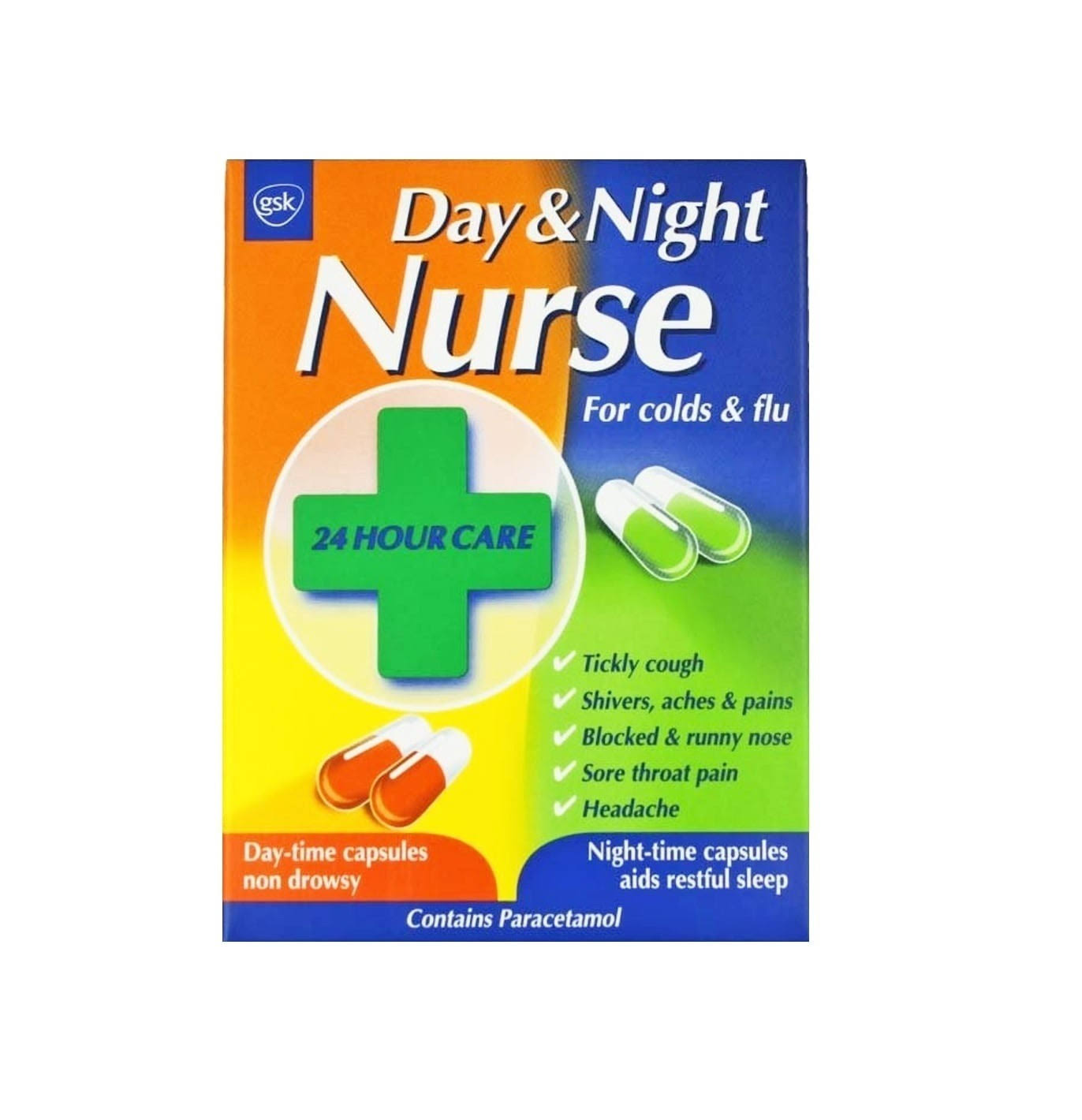Day & Night Nurse 24 Capsules