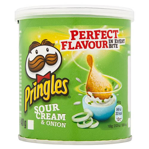 Pringles Crispsy Chips - Sour Cream and Onion, 40g
