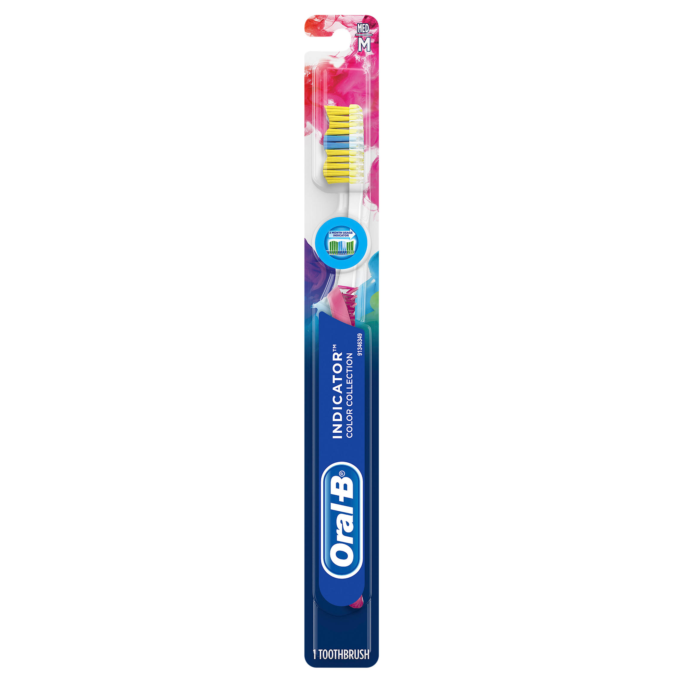 Oral-B Contour Clean Indicator Toothbrush - Medium