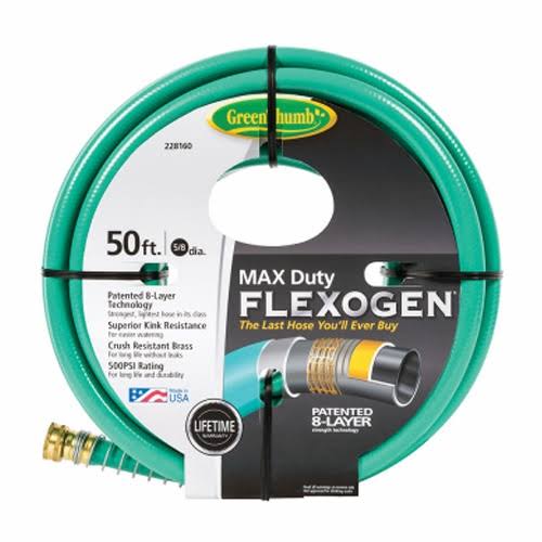 Fiskars Brands Inc 864501-1006 Green Thumb 5/8x50 Flexogen Hose | Lawn & Garden | Delivery Guaranteed | Free Shipping On All Orders