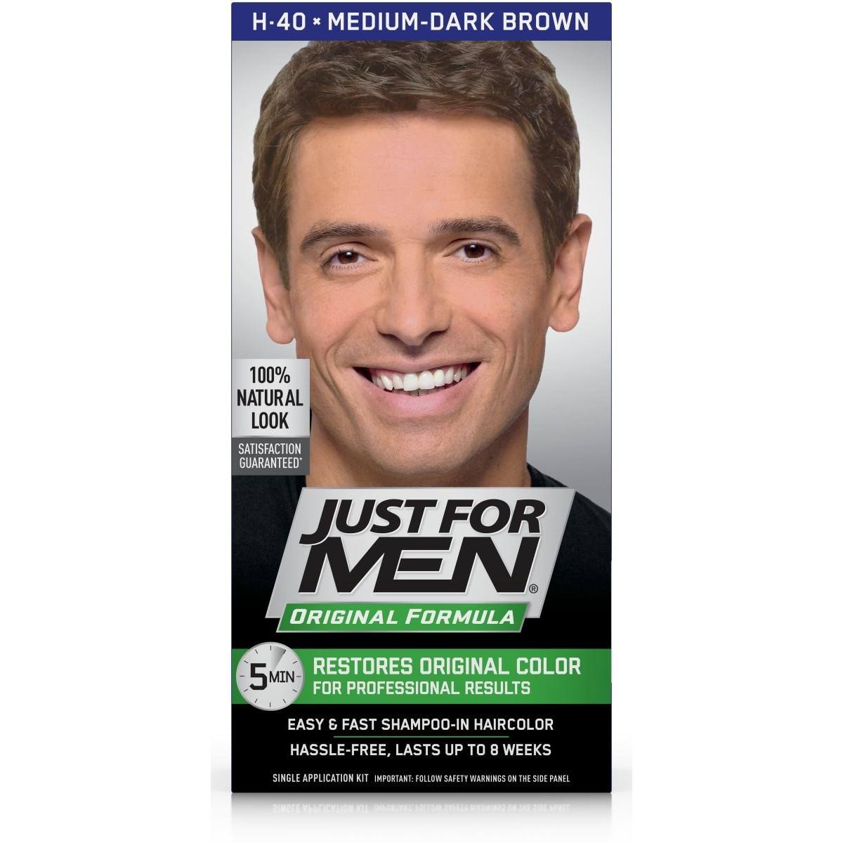 Just For Men Original Formula Men's Hair Color - Medium Dark Brown