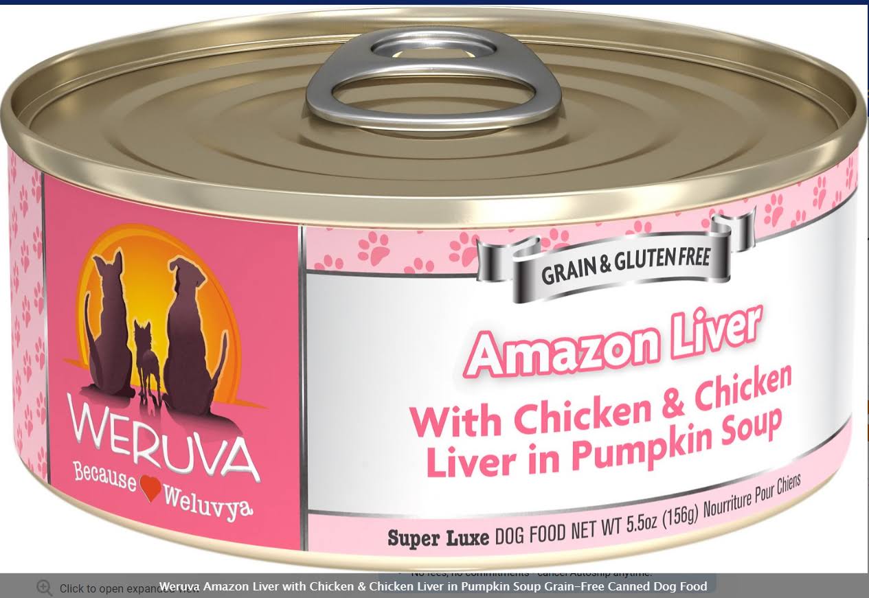 Weruva Canned Dog Food - Amazon Liver, 5.5oz