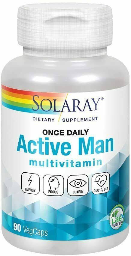 Solaray Once Daily Active Man Dietary Supplement - 90ct