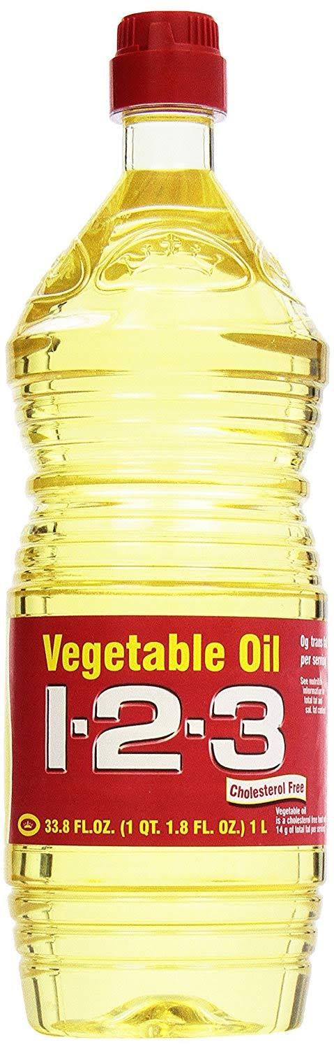 1 2 3 Vegetable Oil - 33.8oz