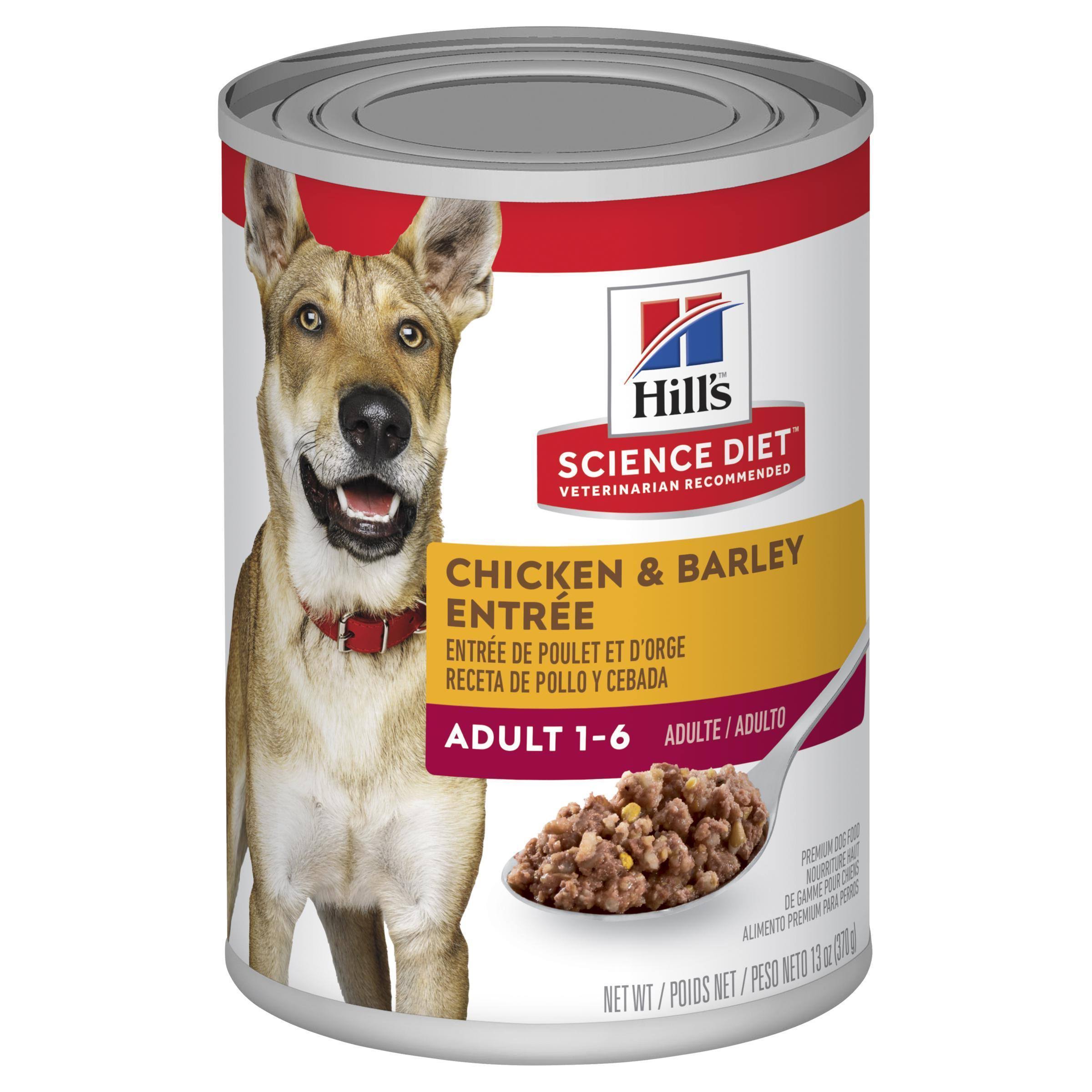 Hill's Science Diet Adult Chicken and Barley Entrée Canned Dog Food - 13oz