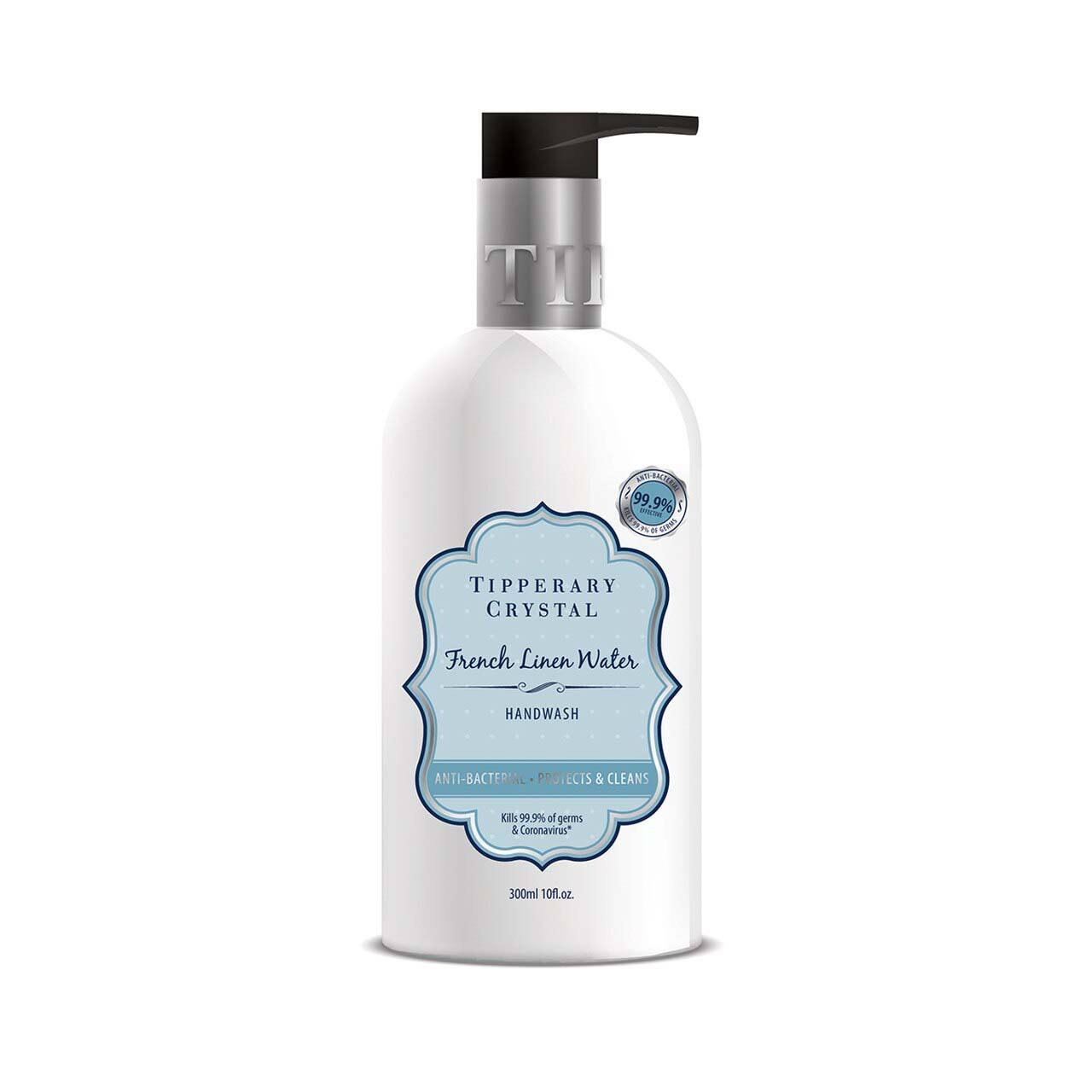 Tipperary Crystal French Linen Water Scented Antibacterial Handwash, 300ml