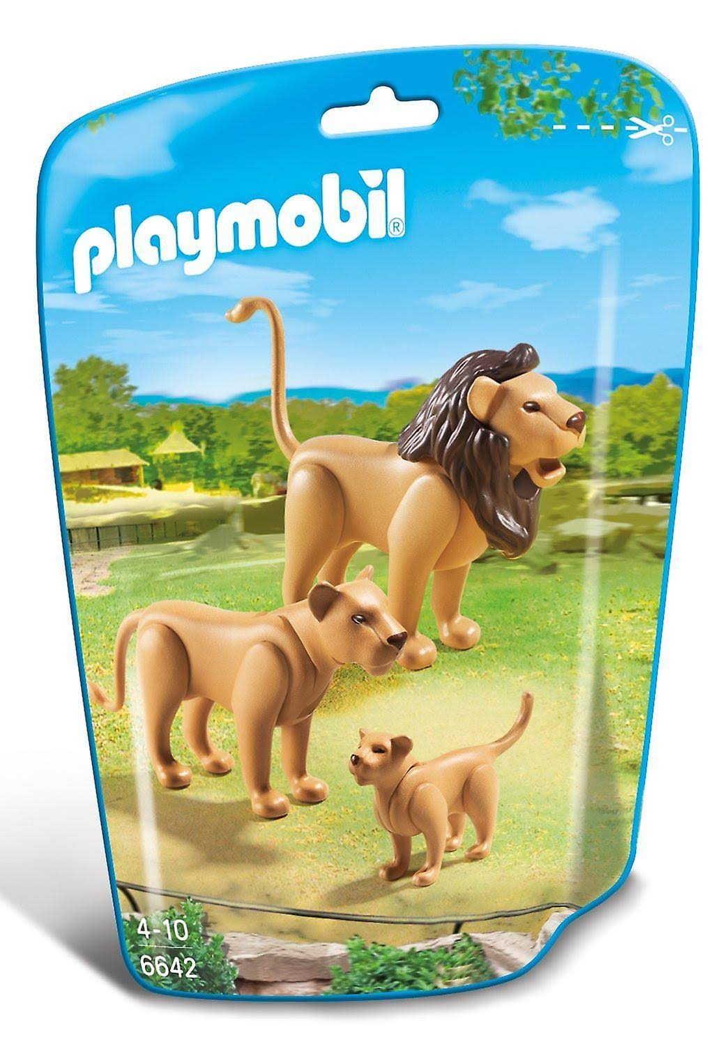 Playmobil City Life Zoo Lion Family Playset