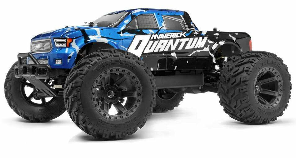 Maverick MVK150100 Quantum MT 1/10 4WD Monster Truck - Blue