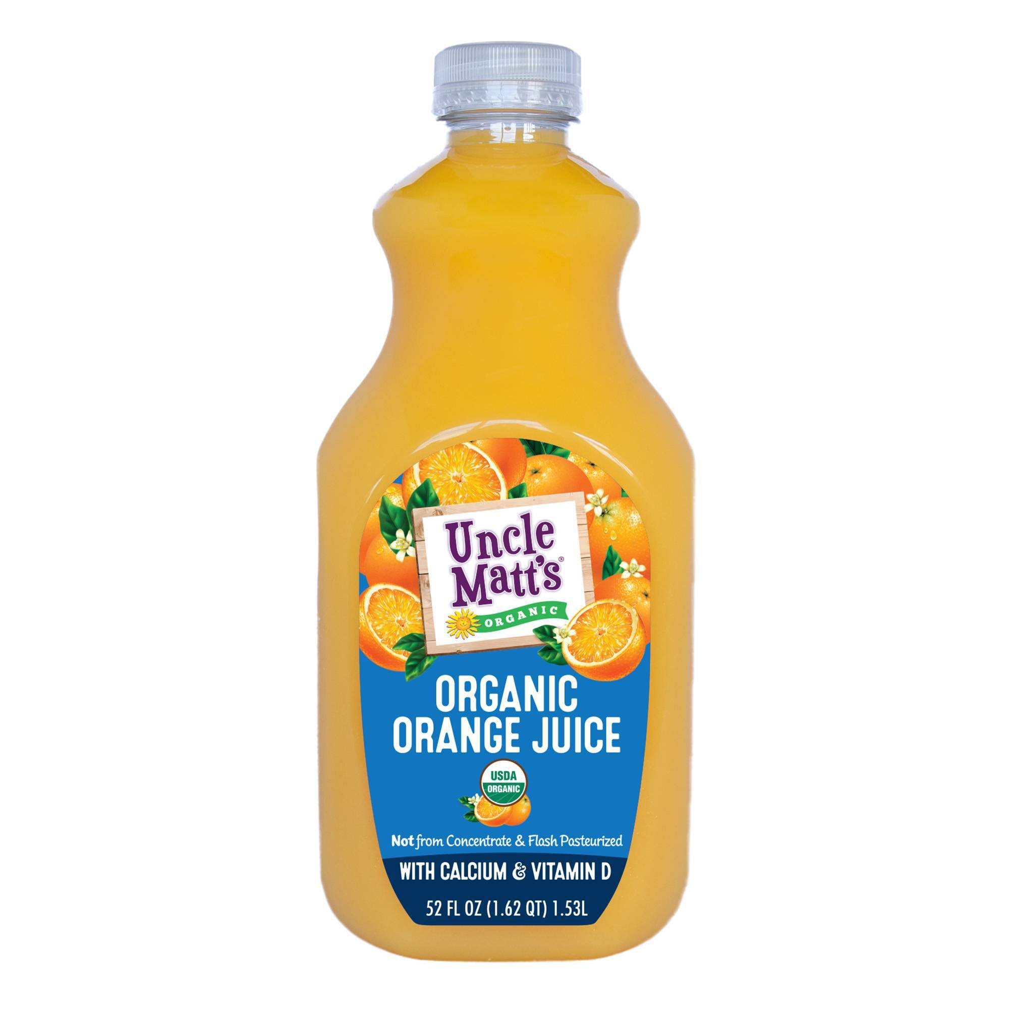 Uncle Matts Orange Juice, Organic - 52 fl oz