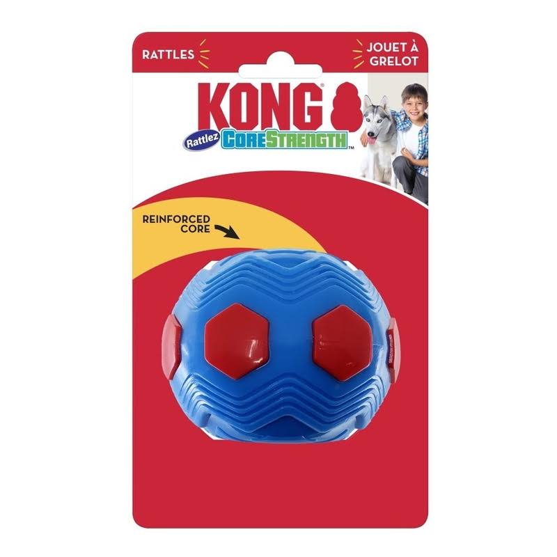 Kong CoreStrength Rattlez Pod Dog Toy - Medium/Large
