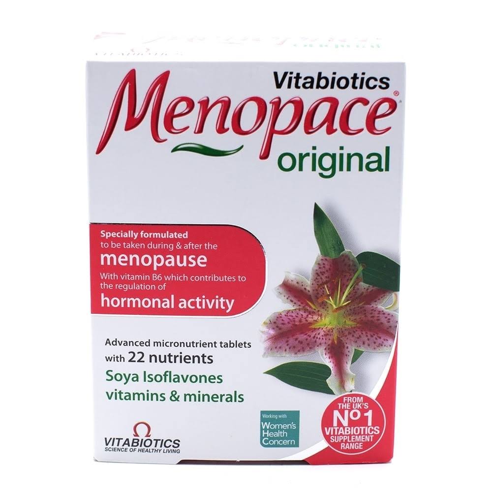 Vitabiotics Menopace Original Supplement - 30 Pack