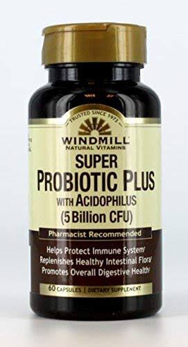 Windmill Super Acidophilus Probiotic 5 Billion CFU 60 Capsules