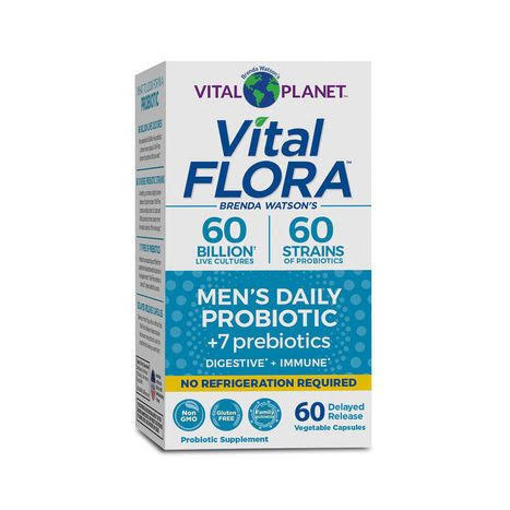 60/60 Probiotic Men's Vital Flora 60 Vcaps