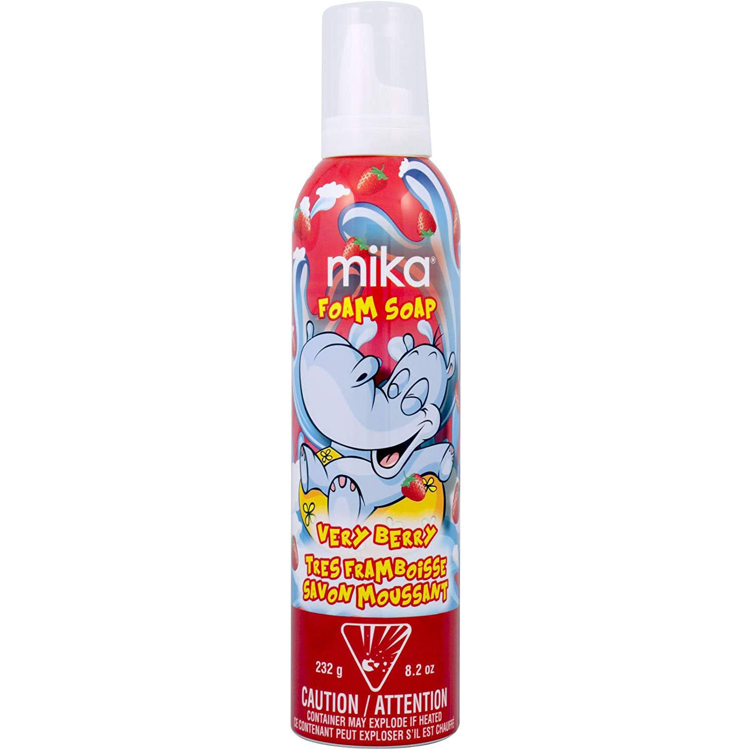 Mika Very Berry Kids Foam Soap - 8.2oz