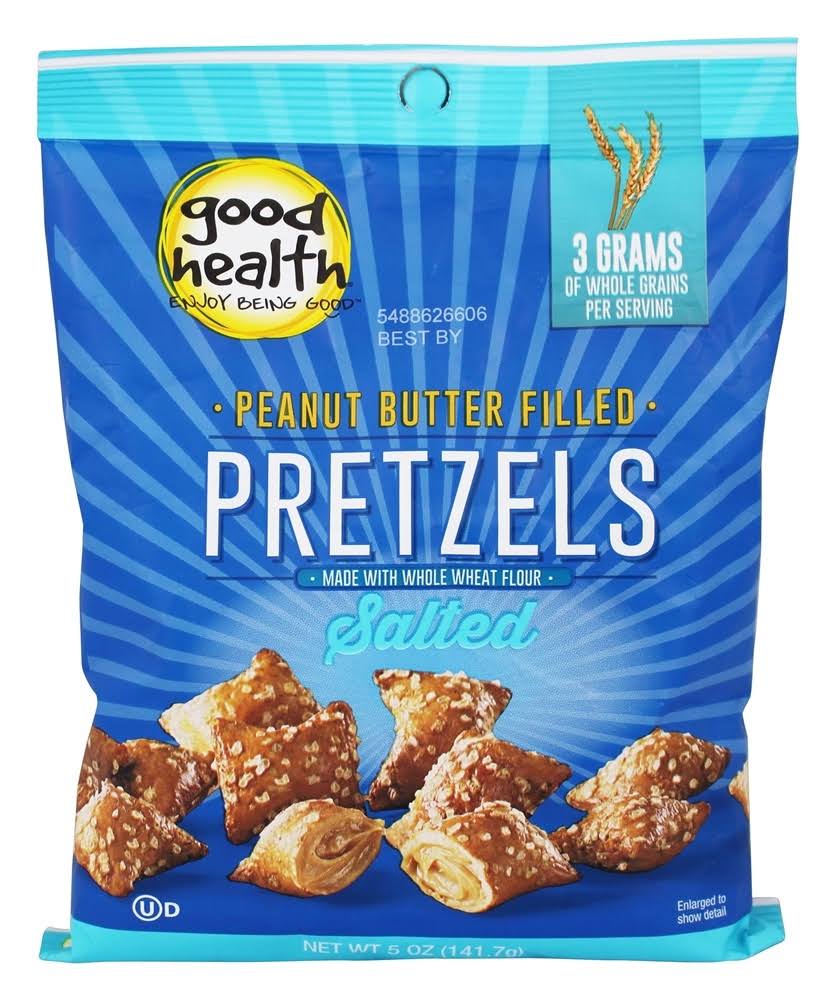 Good Health Peanut Butter Filled Pretzels, Salted - 5 oz bag