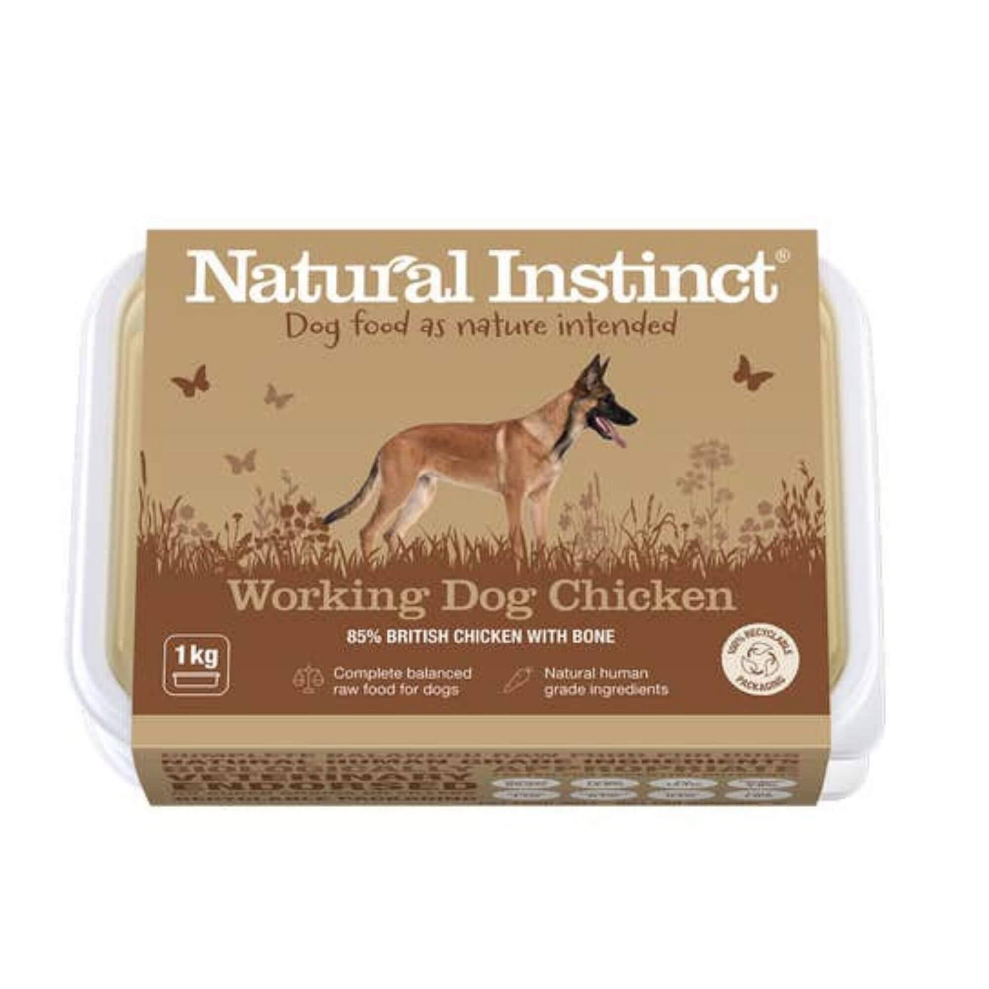 Natural Instinct Working Dog Food - Chicken, 1kg
