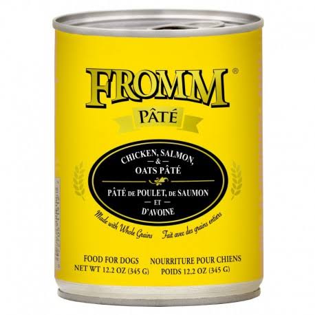 Fromm Gold Dog Chicken Salmon & Oats Pate 12.2Oz