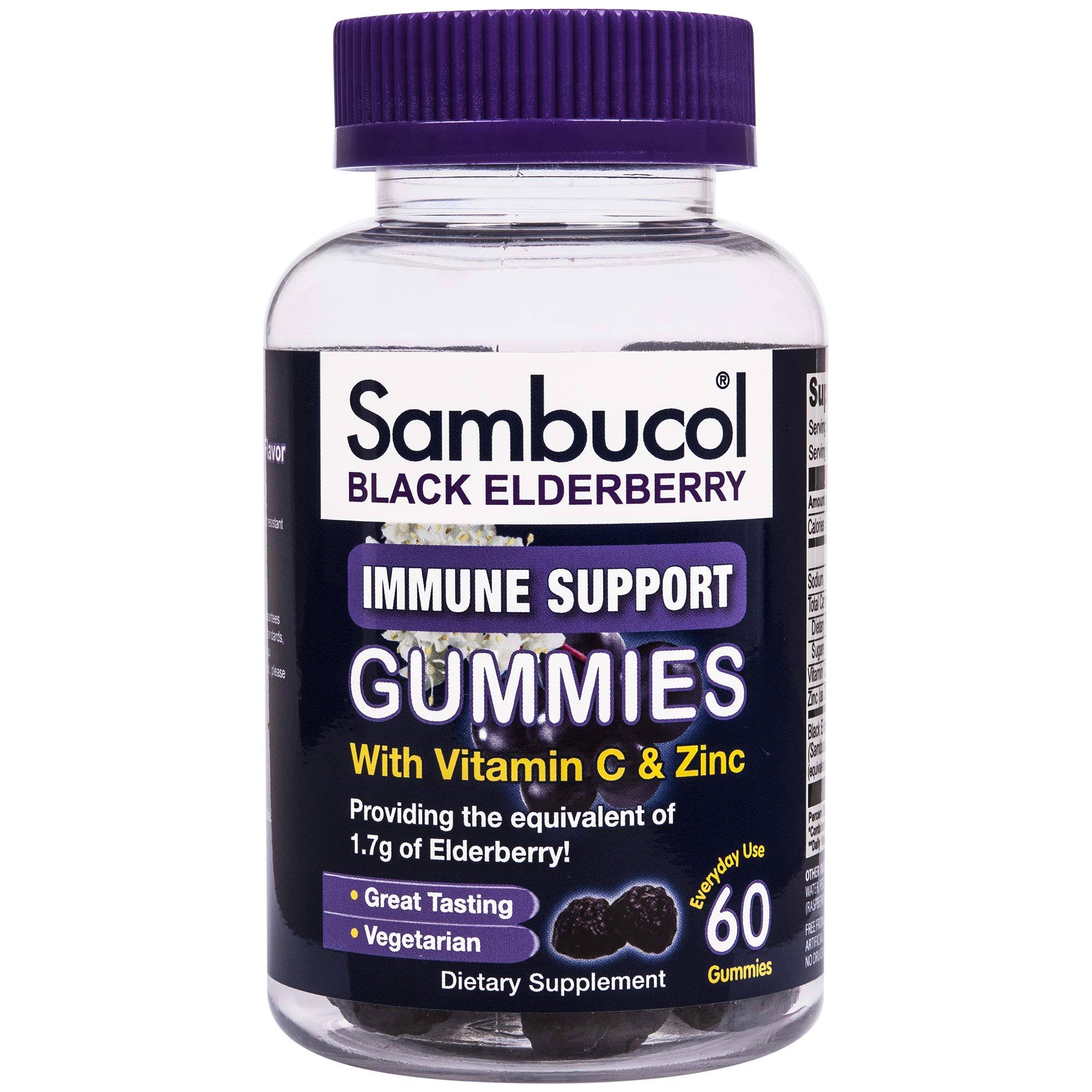 Sambucol, Black Elderberry, Immune Support Gummies