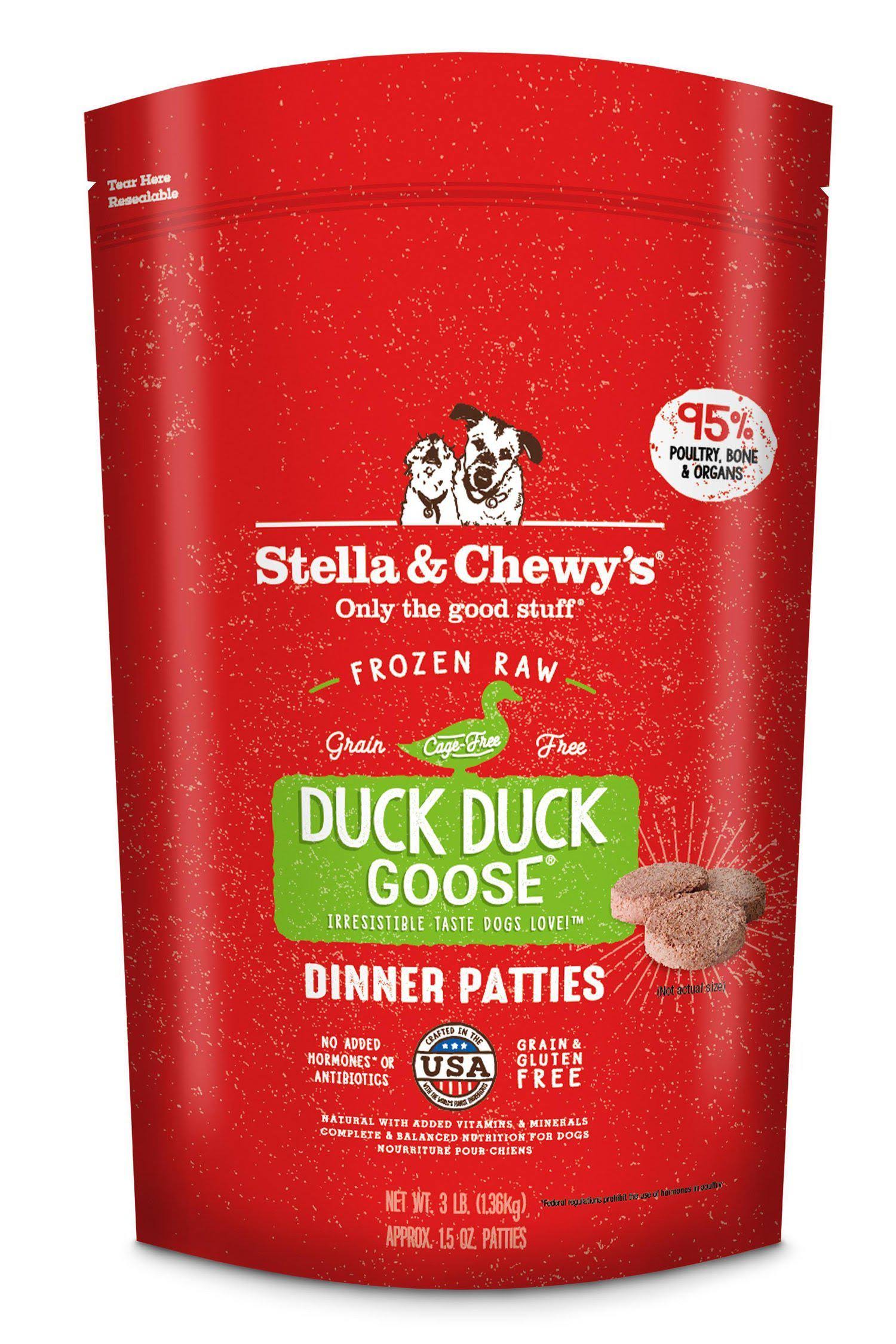 Stella and Chewy's Frozen Raw Dog Food - Duck, 6lbs