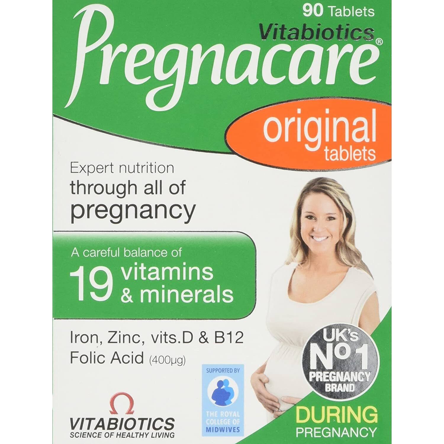 Vitabiotics Pregnacare Supplement - Original, 90 Pack