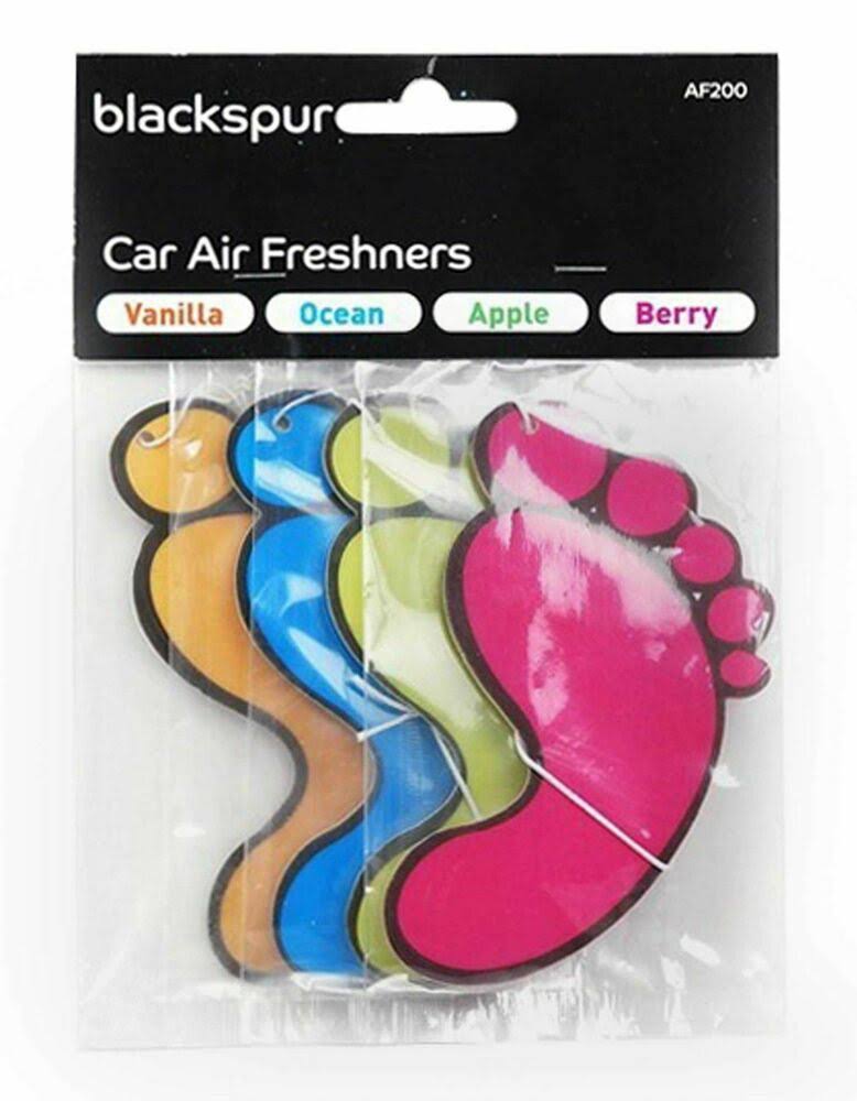 Fresh Feet Car Air Fresheners - 4 Pack