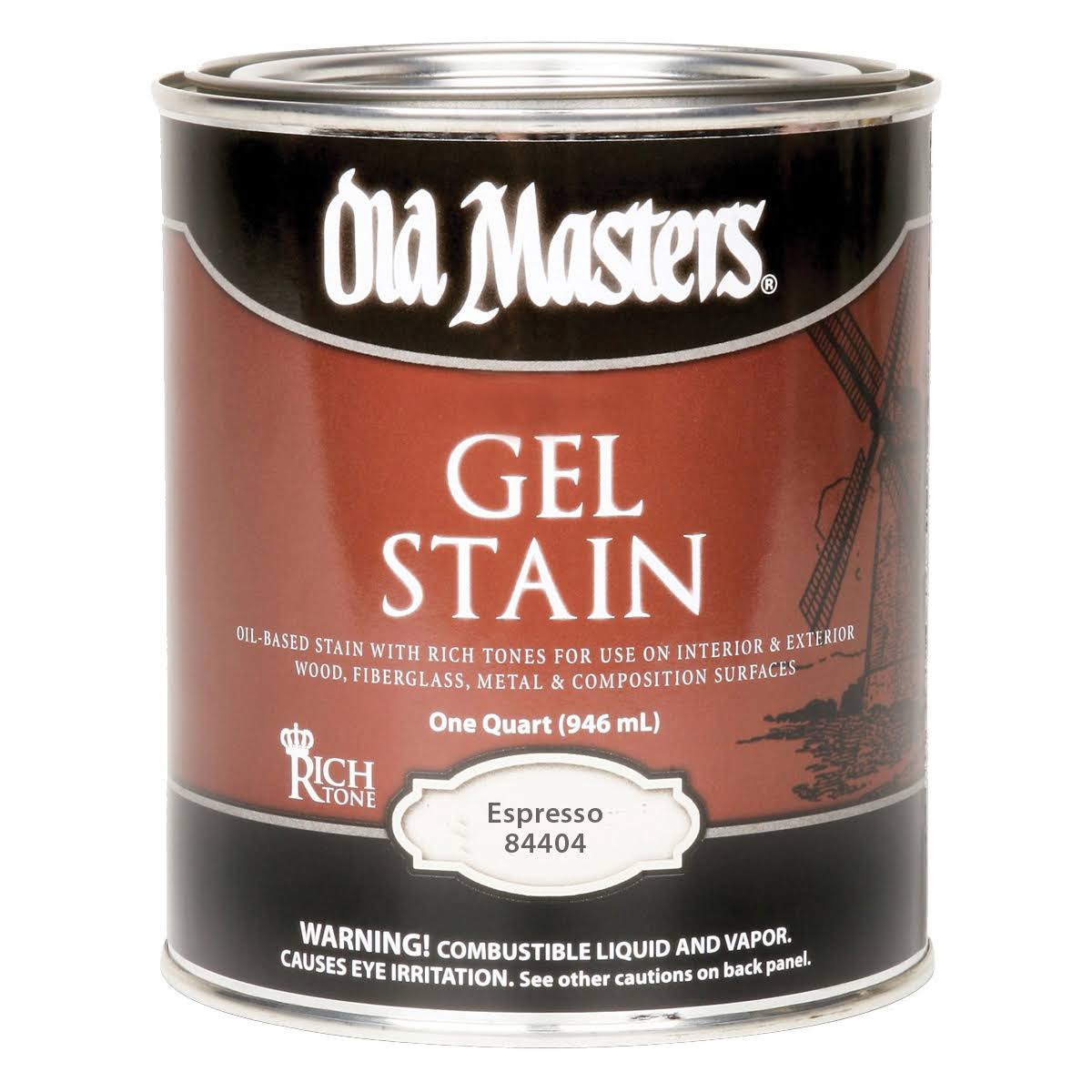 Old Masters 84408 PT Espresso Gel Stain