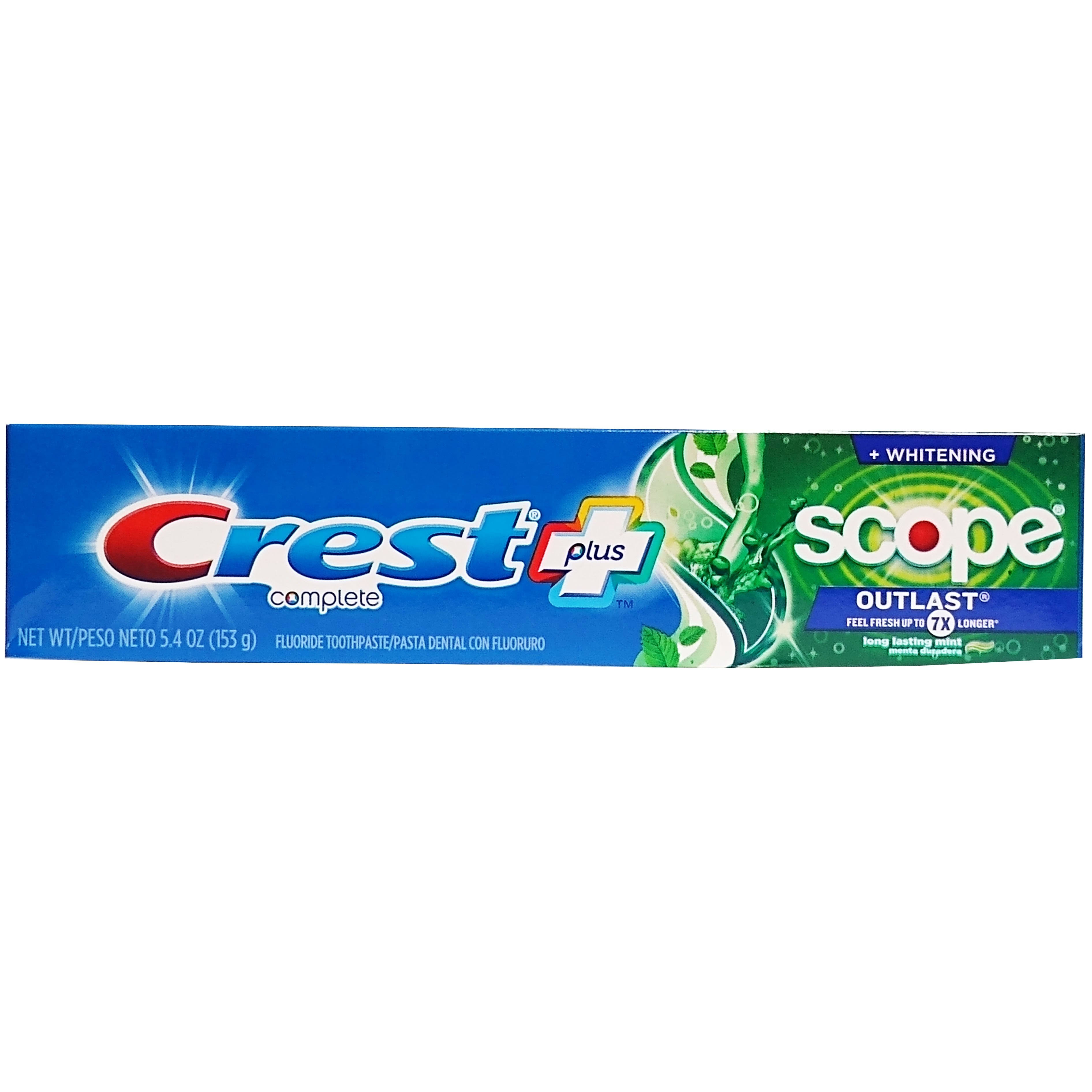 Crest Scope Outlast Complete Whitening Toothpaste - Mint, 5.4oz