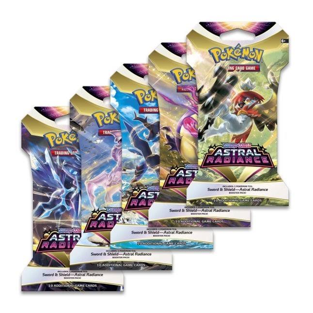 Pokemon - Sword & Shield Astral Radiance Sleeved Booster ACC New