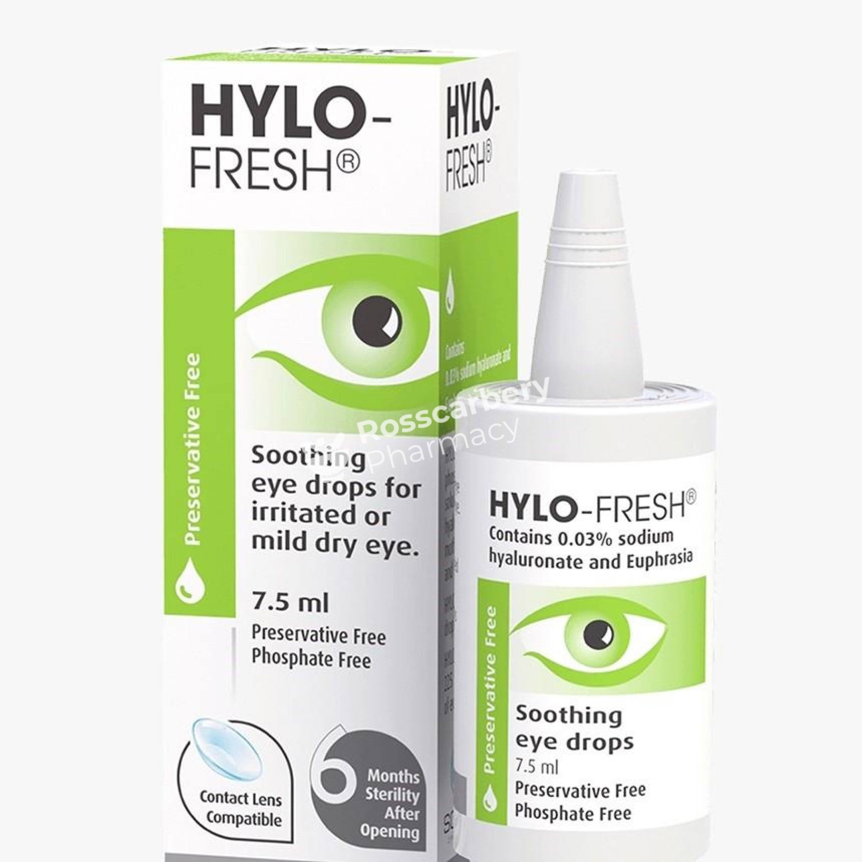 Hylo Fresh Eye Drops For Irritation and Redness Eyes 7.5ml