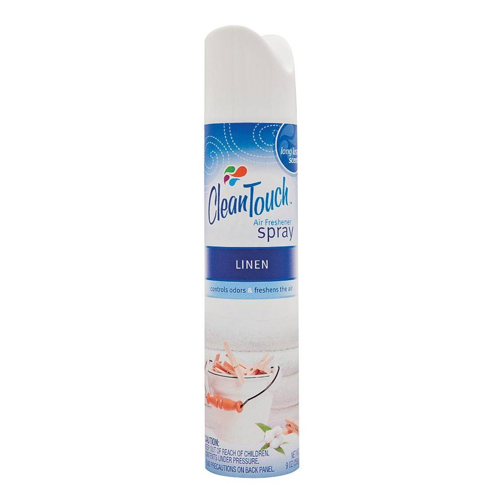 Clean Touch 9664 Air Freshener Spray, Linen, 9 oz