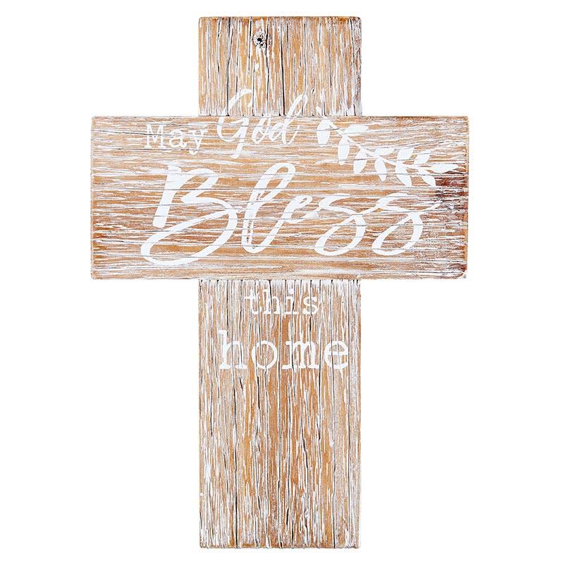 Wall Cross - May God Bless This Home by Faithworks