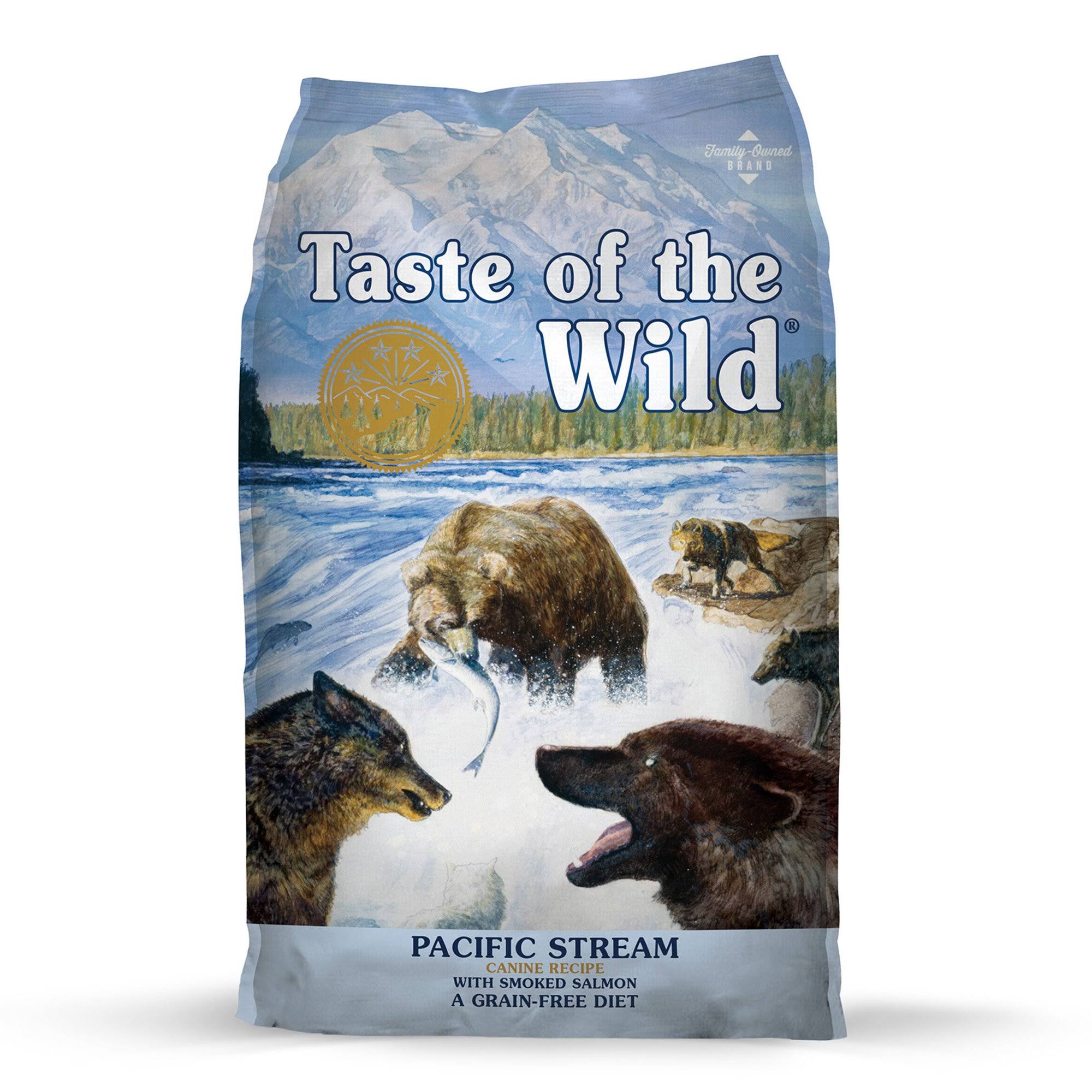 Taste of the Wild Dry Dog Food - Pacific Stream Canine Formula, with Smoked Salmon