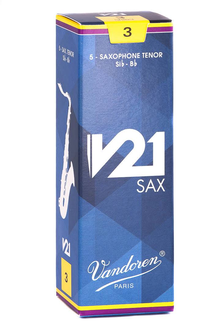 Vandoren V21 Tenor Saxophone Reeds - 5pk
