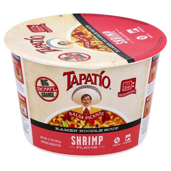 Tapatio Ramen Noodle Soup, Shrimp Flavor - 3.7 oz