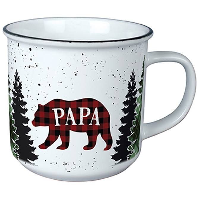 Carson Home Accents Porcelain Mug - Papa Bear